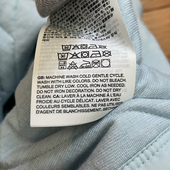 Smartwool Smartloft Skirt Womens XL Blue Wool Blend Quilted Outdoor Gorpcore Ski - Picture 4 of 8